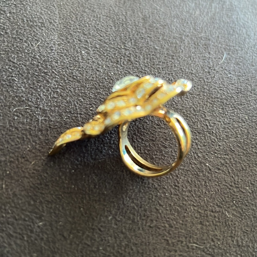 Gold Statement Ring - image 2